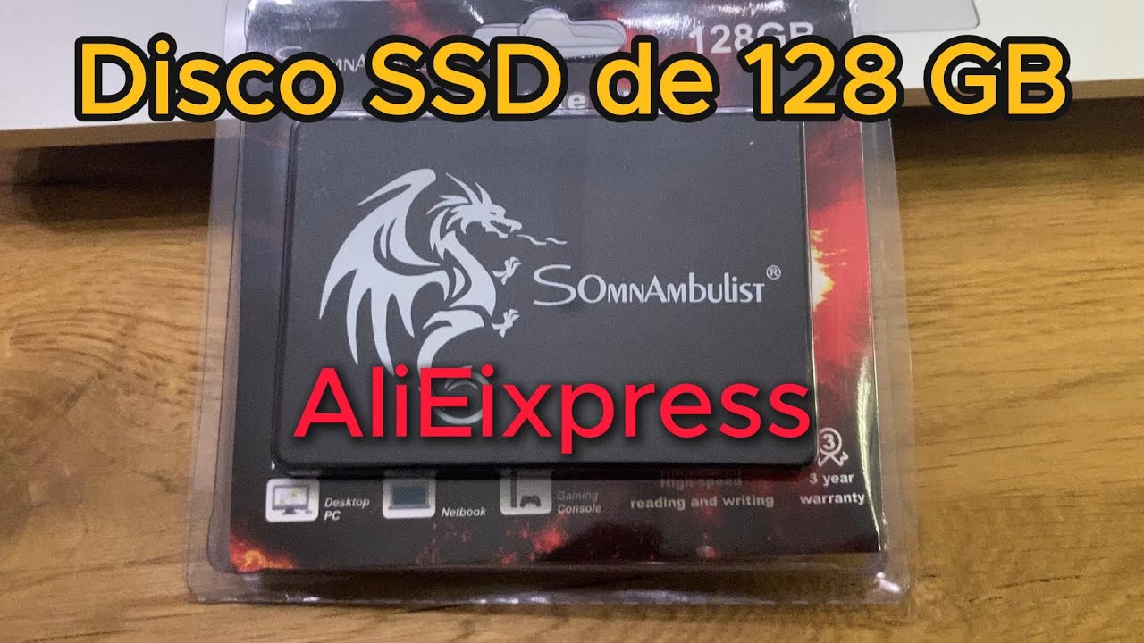 Disco Externo Somnambulist SSD 128 GB en AliExpress
