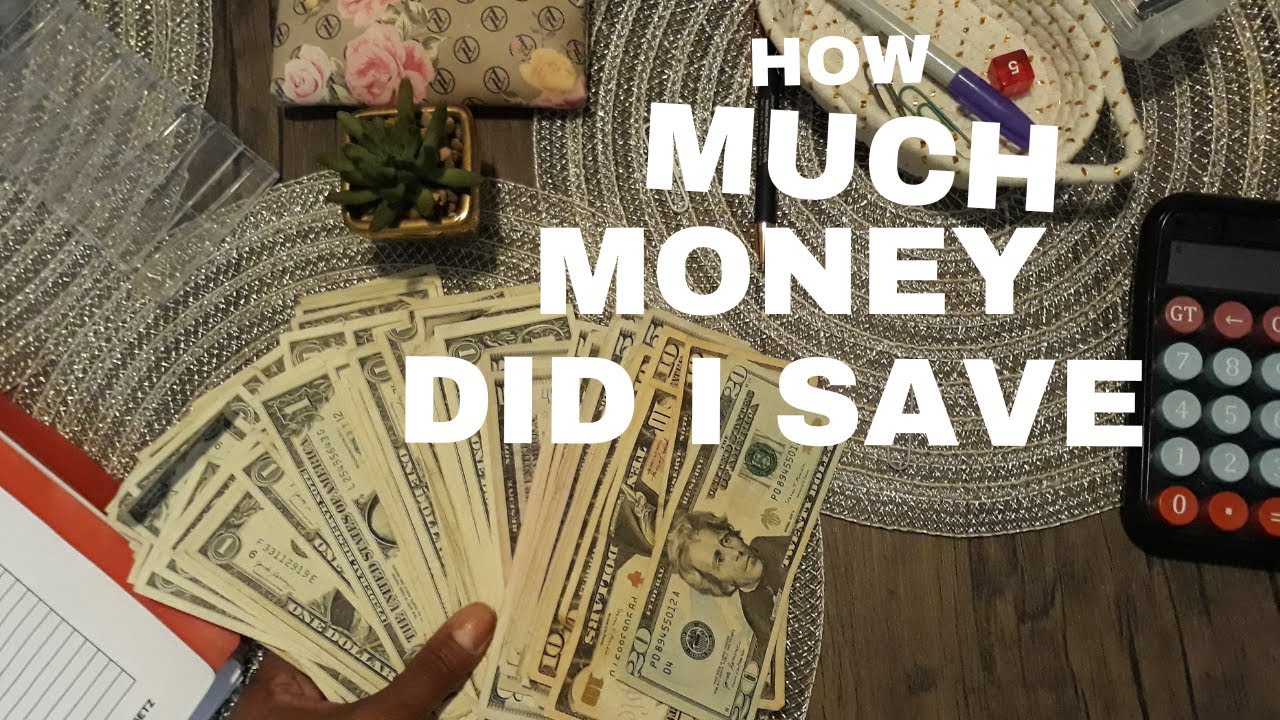 How Much Did I Save Cash Stuffing and Counting Change