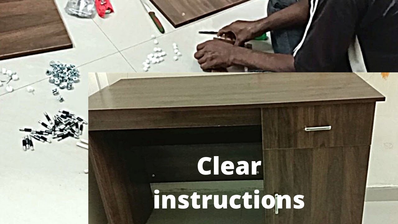 wakefit office or study table assemble Instructions,carpenter's skill,online order tables assemble