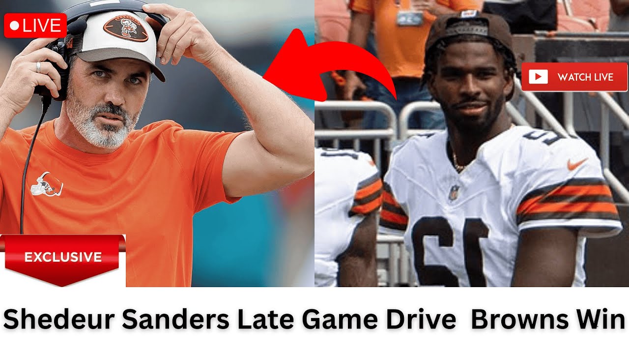 Shedeur Sanders Mic'd Up Browns Late Game Drive! Walk off Win vs Bengals Week 18! - Cleveland Browns