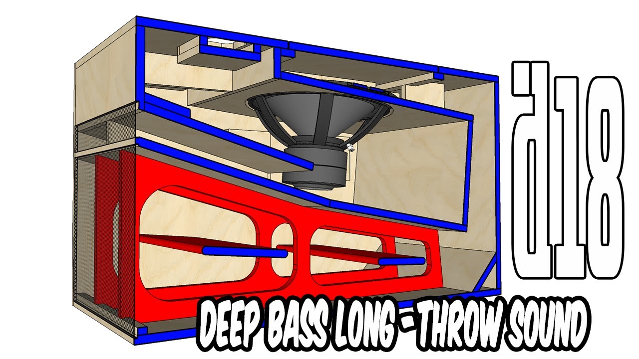 DiY Speaker Box | 118 Deep Bass Long-Throw Performance