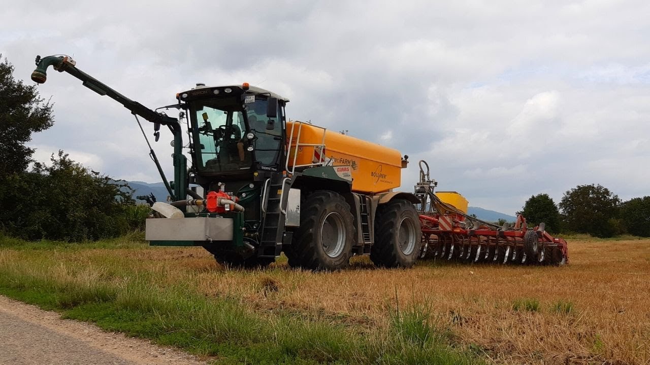 Claas xerion aux couleurs uniques ! Claas xerion saddle trac 4200 / horsch tiger 8LT