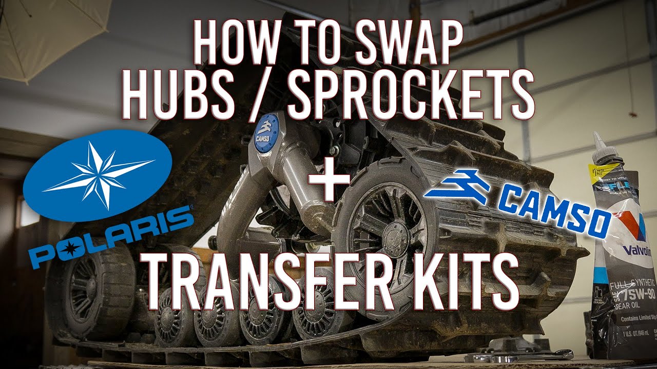 How To Swap HUBS and SPROCKETS or TRANSFER KITS into Camso / Prospector Tracks