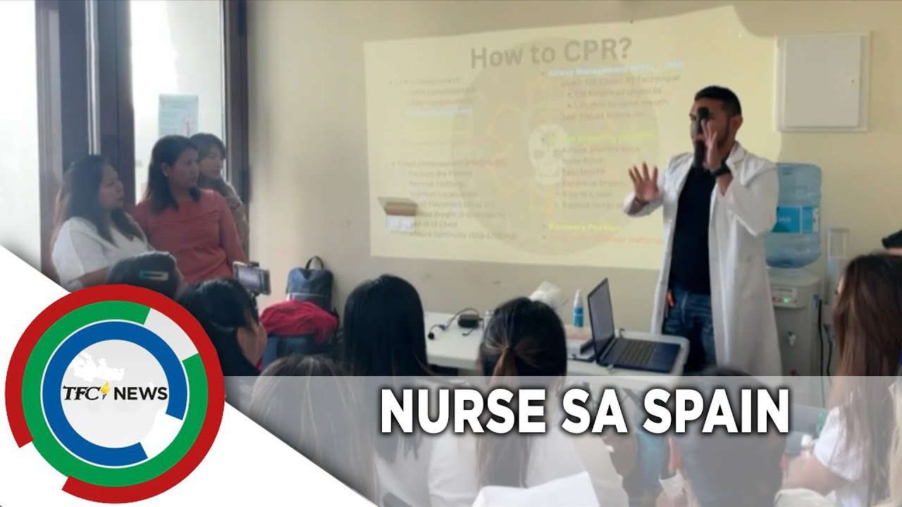 Pagsasagawa ng training para sa mga nais maging nurse sa Spain | TFC News Spain