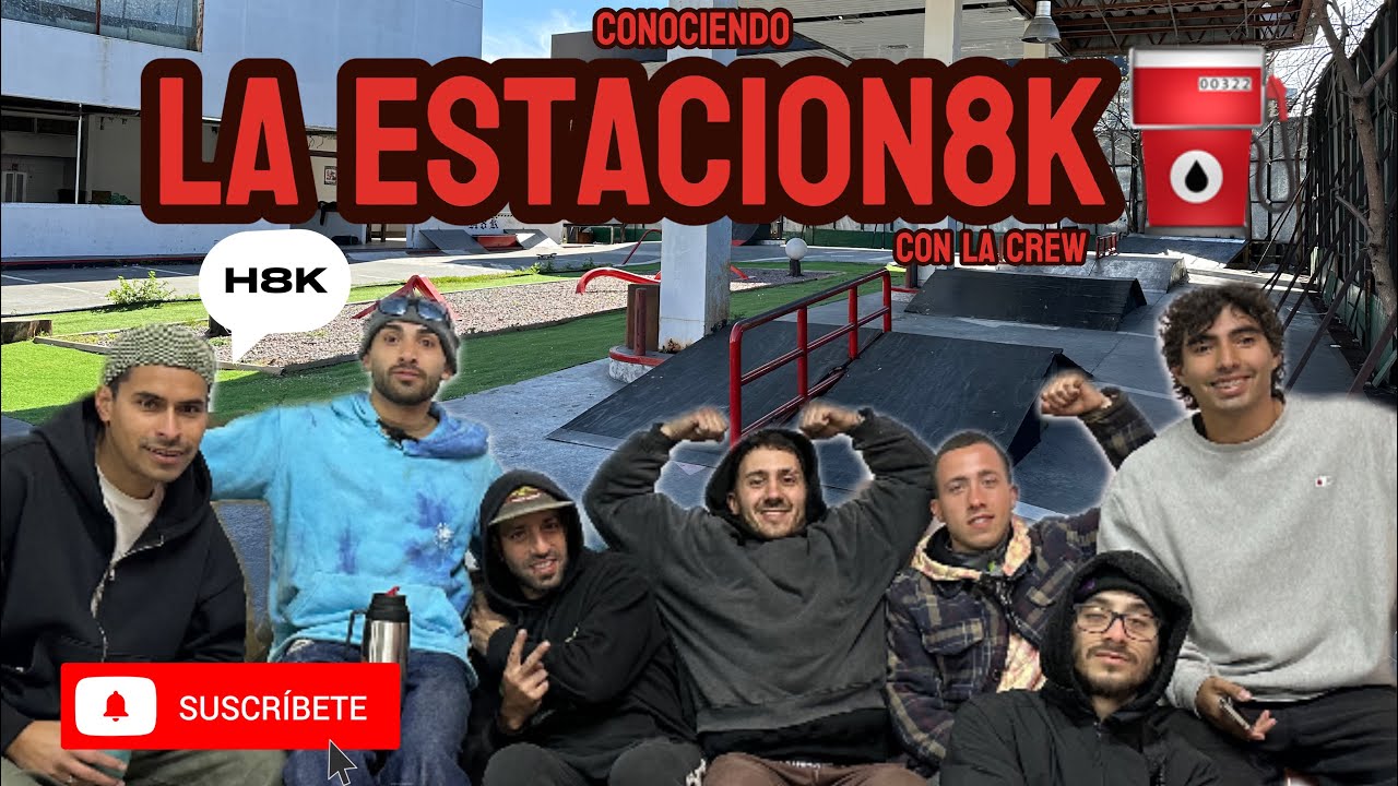 VISITAMOS LA ESTACION 8K 🚧⛽ EL LUGAR DONDE SKATE RESPIRA ARTE #7