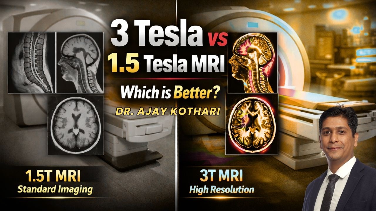 3 Tesla vs 1.5 Tesla MRI – Which Gives Better Results?| MRI Comparison Explained by Dr. Ajay Kothari