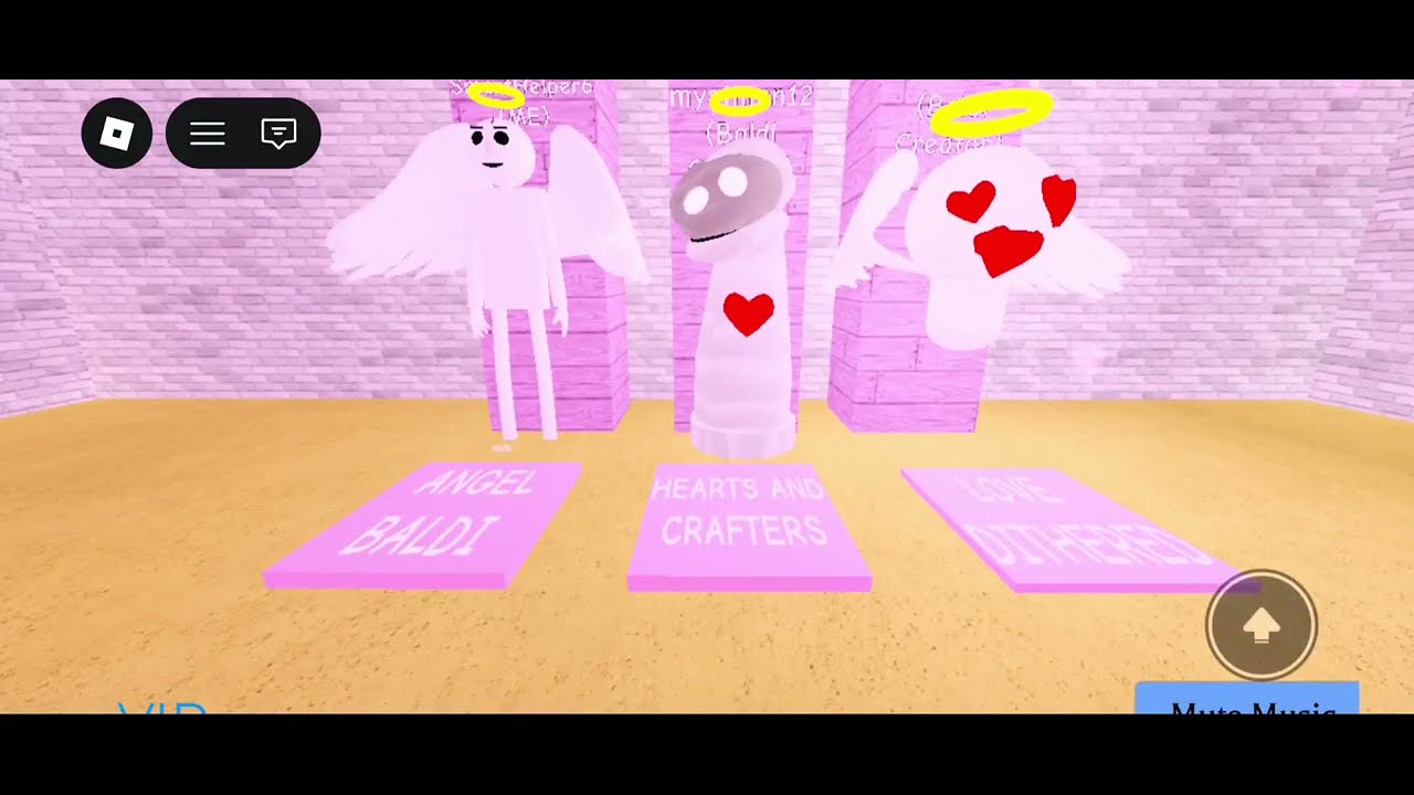 [Valentine's] Baldi Basics roleplay Valentine's Badge Showcase 