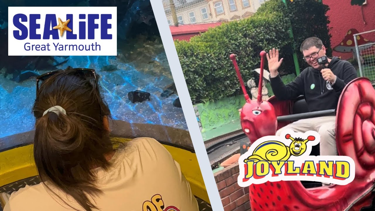 A Day in Great Yarmouth featuring Sealife and Joyland vlog 2024