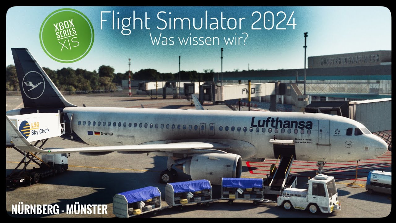 Flight Simulator 2020 | Nürnberg - Münster | Xbox Series X | FS24 News | A320 Neo V2