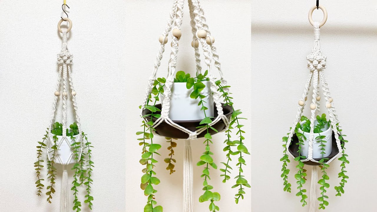 DIY Macrame Plant Hanger | DIY มาคราเม่แขวนกระถางต้นไม้