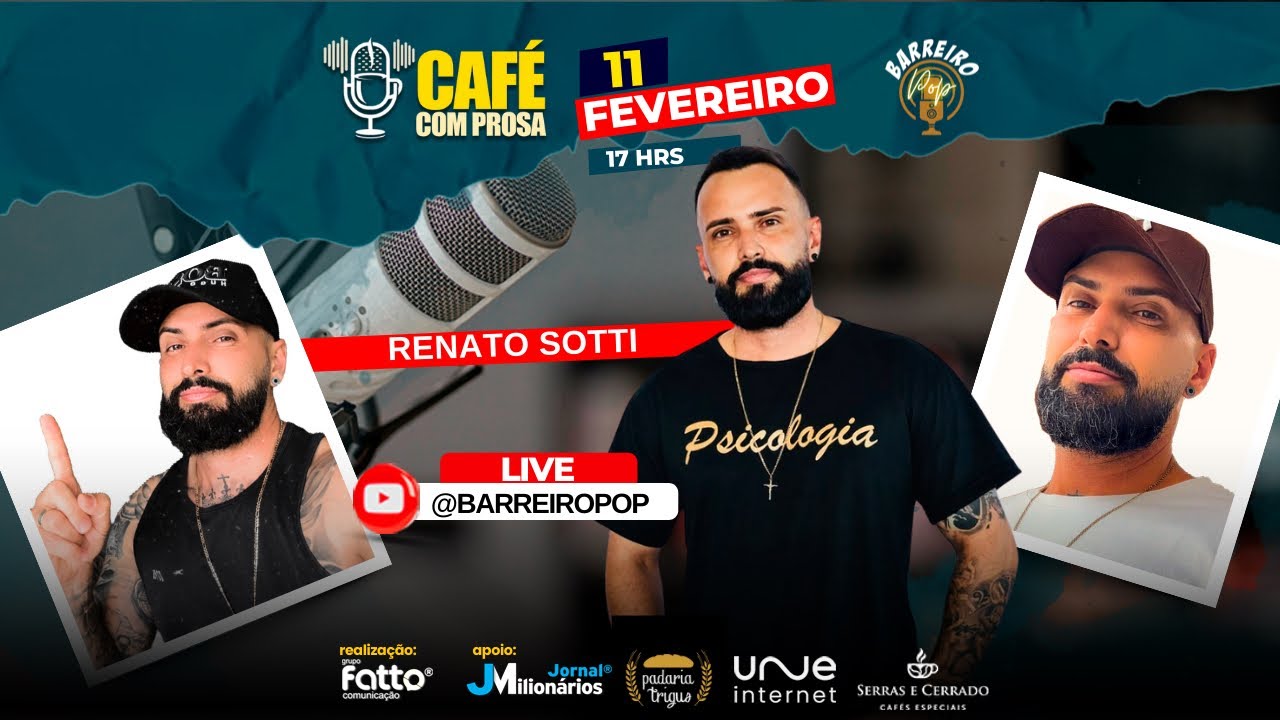 Café com Prosa #115 - Renato Sotti