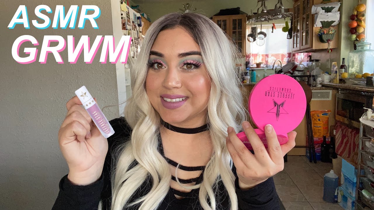 ASMR 🦄 Doing My Makeup GRWM 🌈 (voice over)