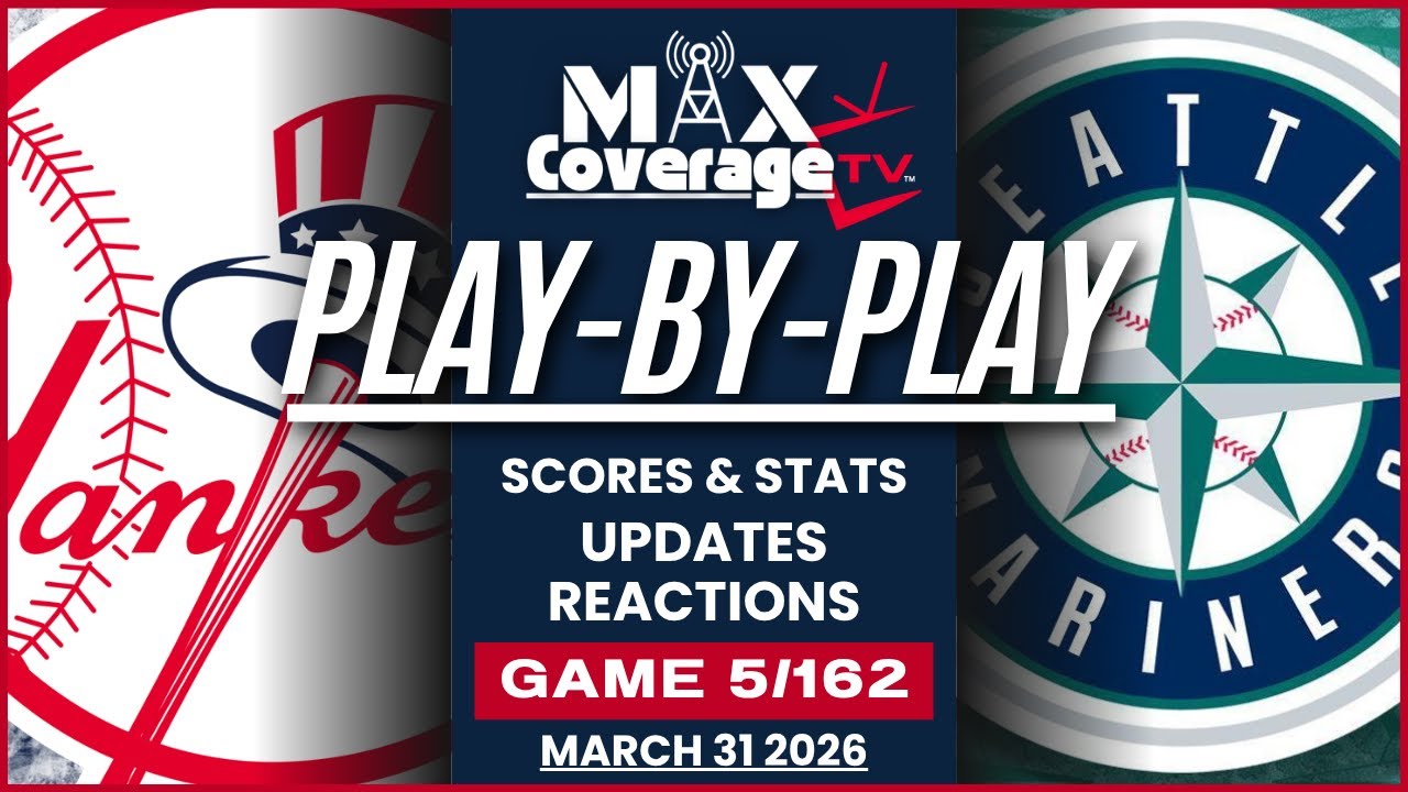 🔴LIVE - New York Yankees vs Seattle Mariners - Play-By-Play & Reactions (3/31/26)