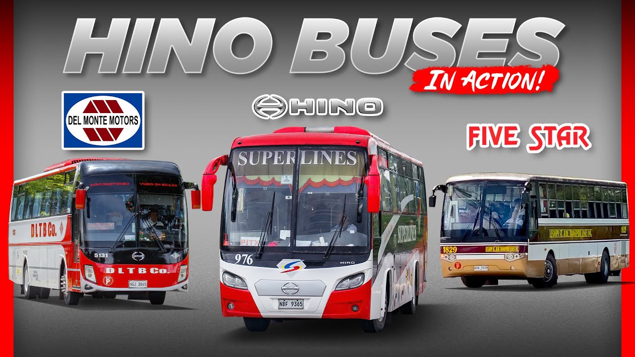 HINO BUSES of South Luzon In Action!