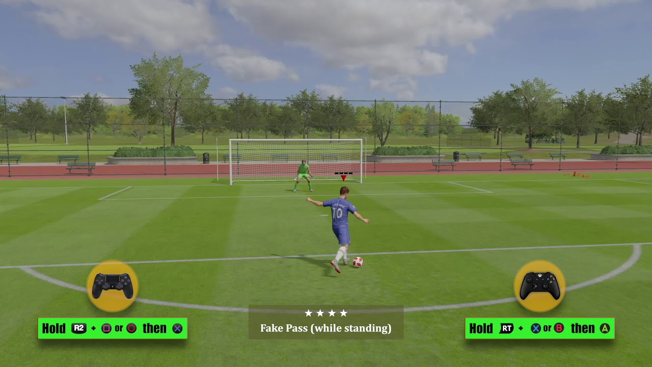 FIFA 19 SKILL MOVES - Fake Pass (while standing)