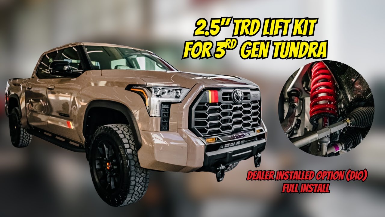 TRD Lift Kit Is Back as a DIO | 2026 Tundra Full Install Video