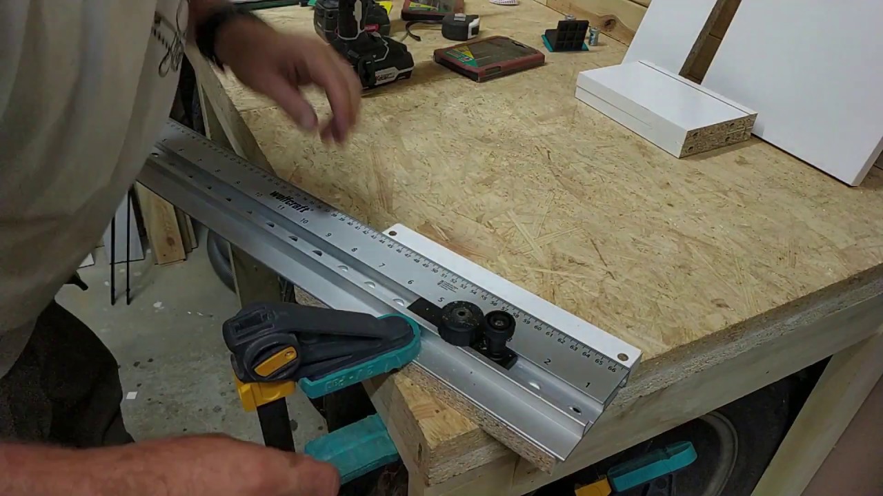 Szafka wykonana za pomocą listwy do połączeń kołkowych firmy #Wolfcraft_polska(4650000)