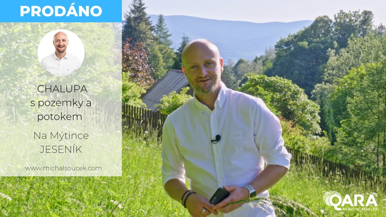 PRODÁNO - Horský dům na horách - s pozemky i potokem - Jeseník - VIDEOPROHLÍDKA