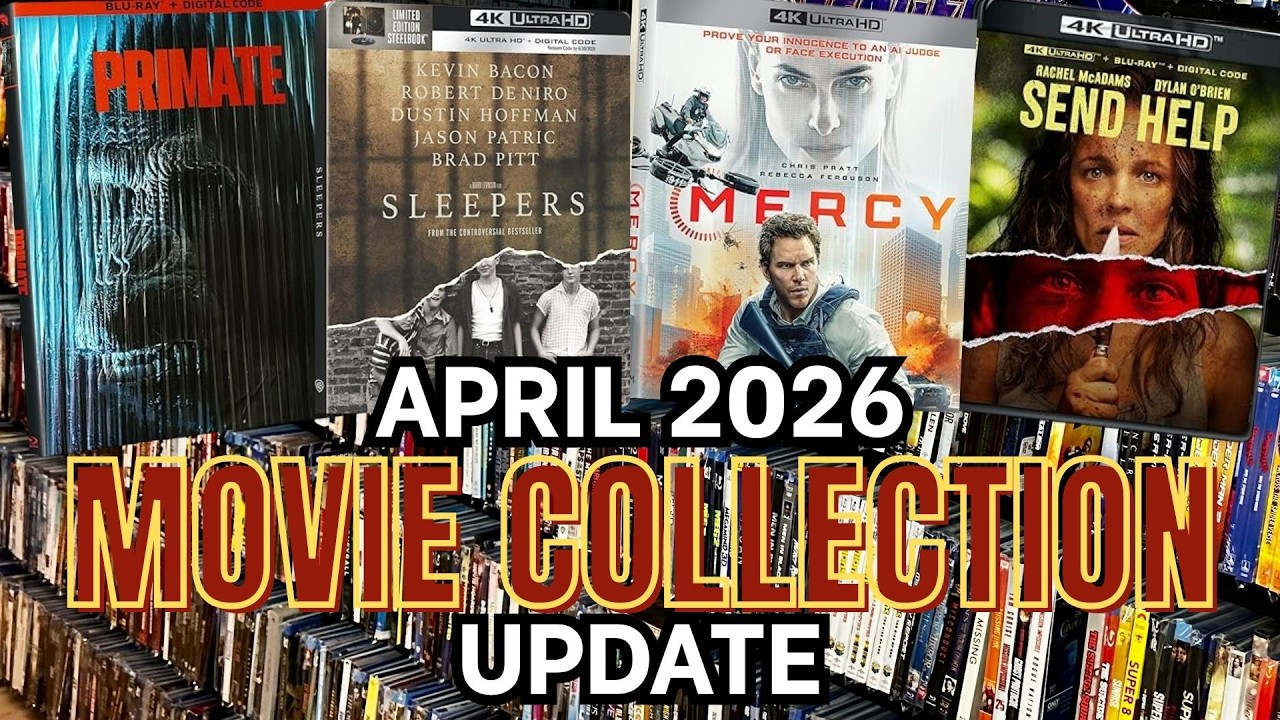 Обновление коллекции Blu-ray + 4K (апрель 2026 г.) - добавлено более 55 наименований.