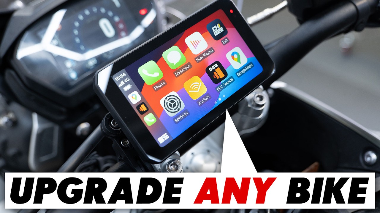 Chigee AIO-5 Lite: модернизируйте любой мотоцикл с помощью CarPlay, видеорегистраторов и многого ...