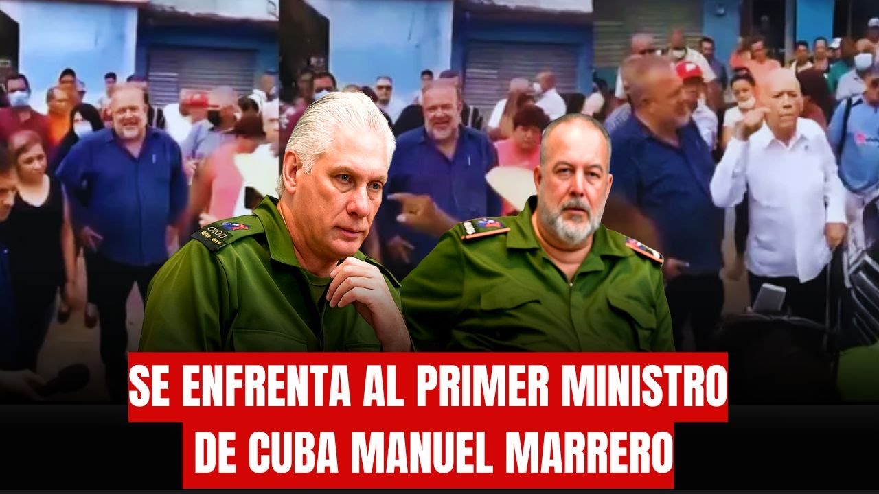 PESCADOR SE ENFRENTA AL PRIMER MINISTRO DE CUBA MANUEL MARRERO Y A UN GENERAL DE DIVISI&Oacute;N