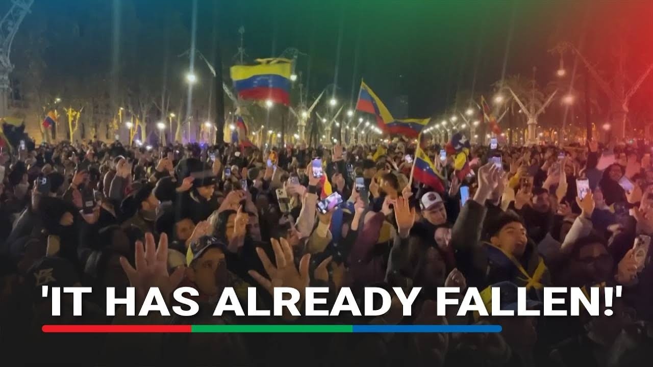 Venezuelans in Barcelona celebrate after U.S. captures Maduro | ABS-CBN News