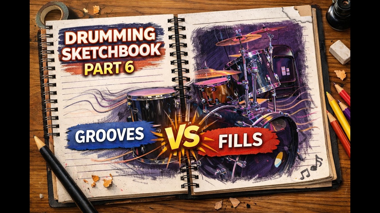 Drumming Sketchbook Part 6 - Grooves vs Fills