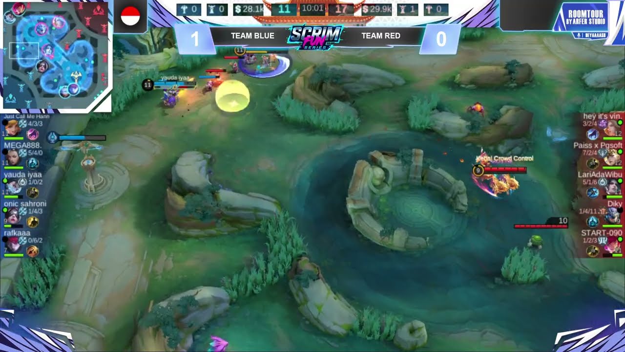 TEAM BLUE VS TEAM RED | Scrim Fun Series | 23 Feb 2022 - Mobile Legends Indonesia