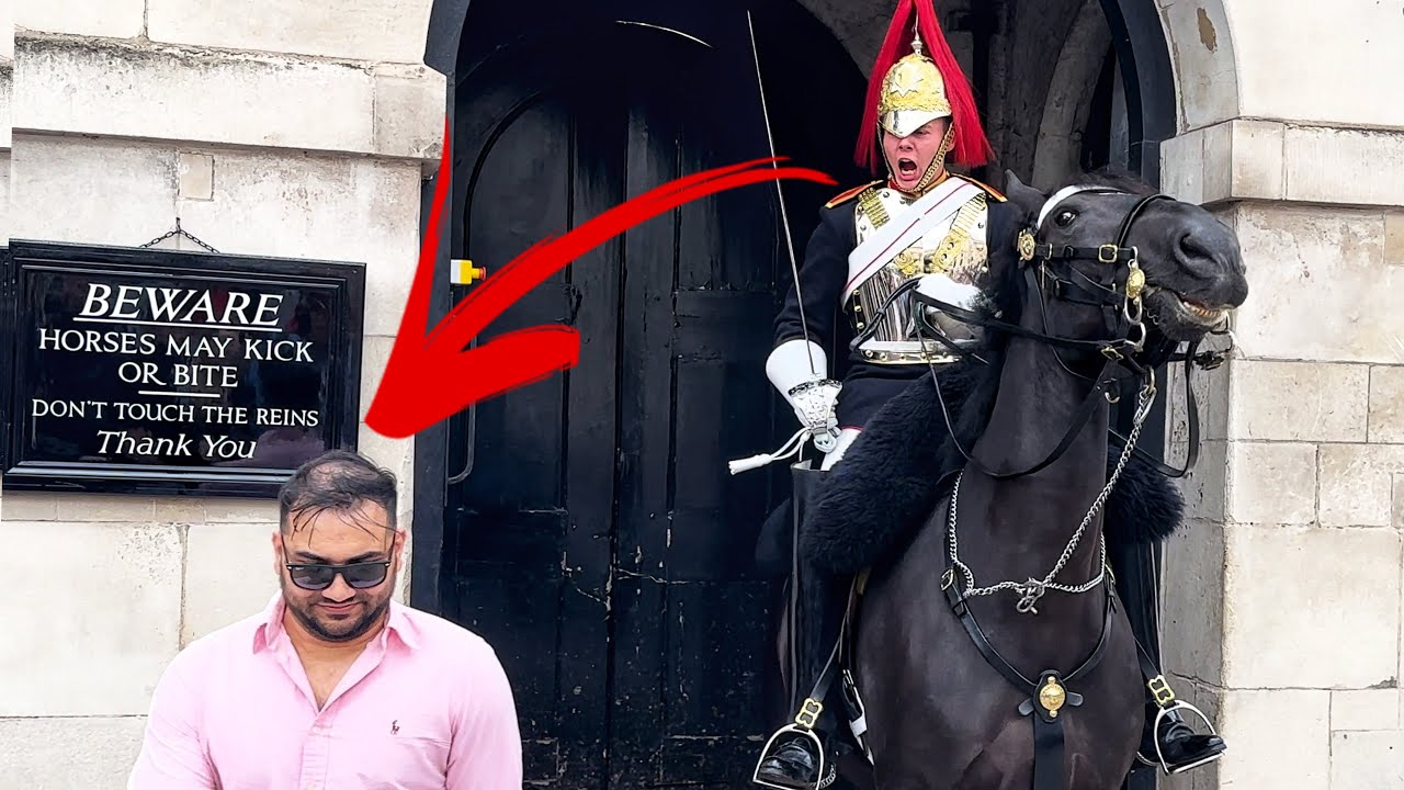 Royal Guard LOSES IT on Persistent Annoying Tourists – Police Step In!
