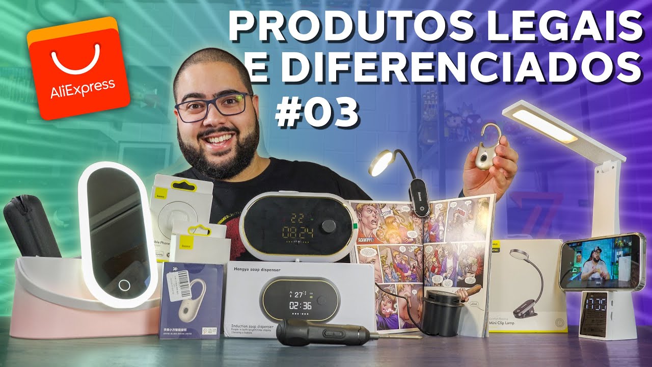 Produtos LEGAIS e DIFERENCIADOS que IMPORTEI no ALIEXPRESS e RECOMENDO! - #03