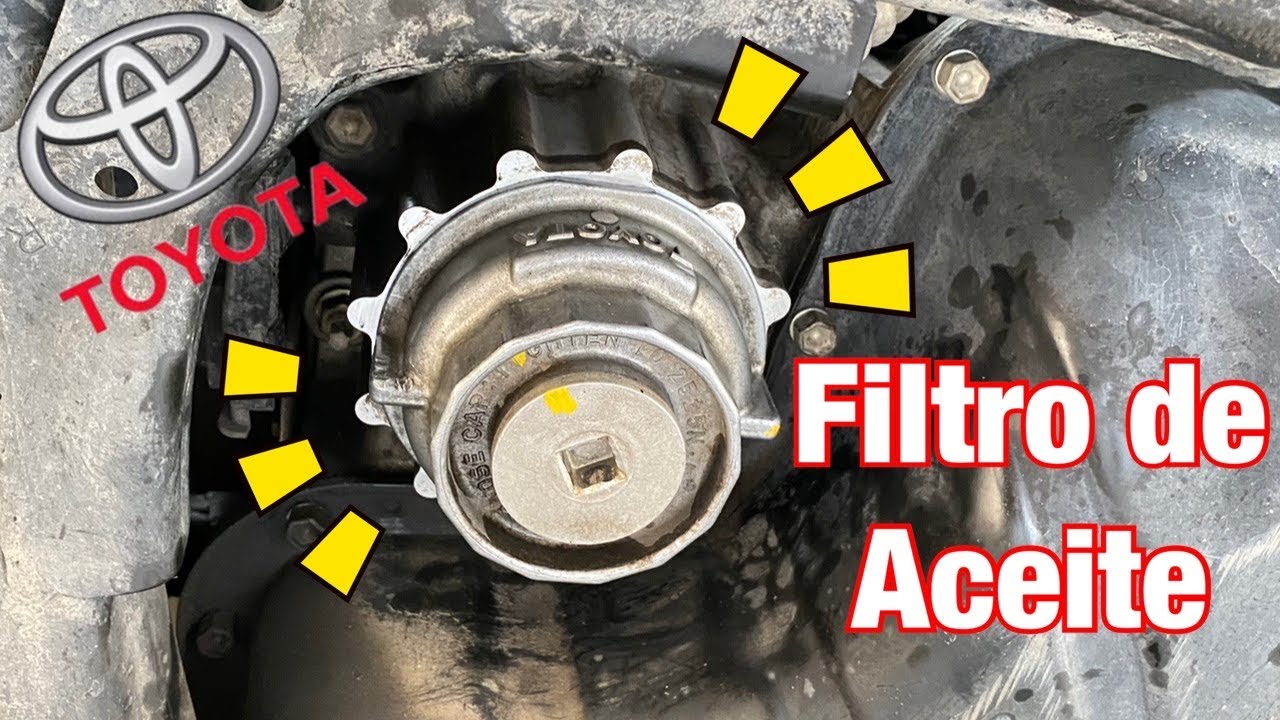 Como cambiar el Filtro de Aceite de Una Minivan Toyota Sienna 2014 Paso a Paso
