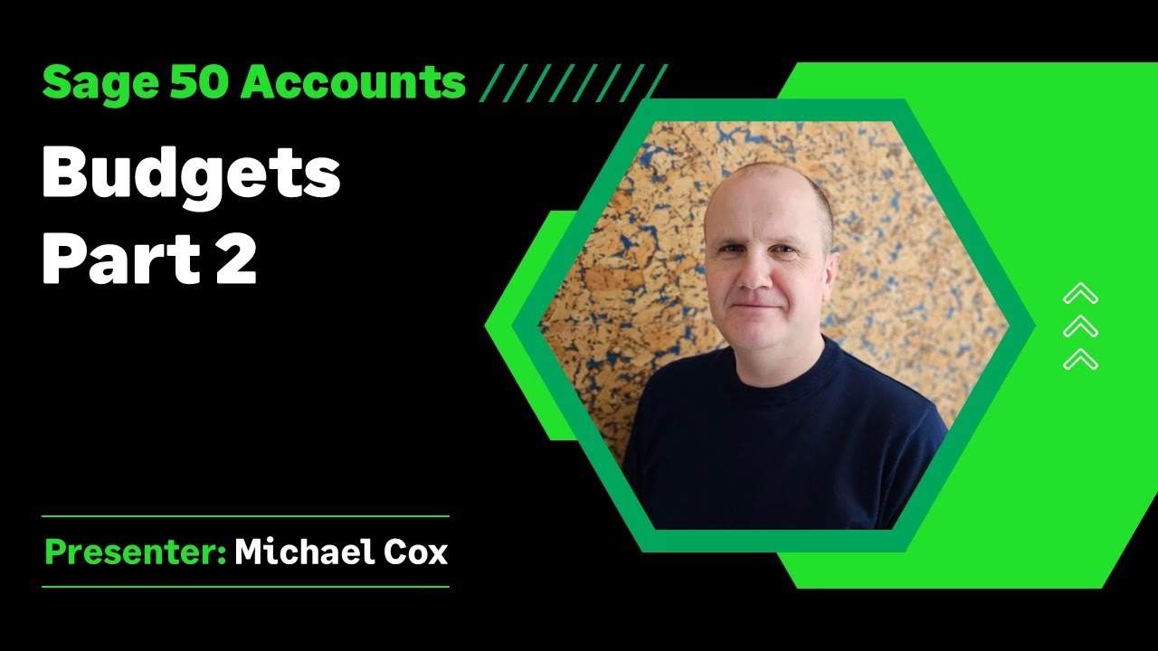 Sage 50 Accounts (UK) - Budgets - Advanced Budgets