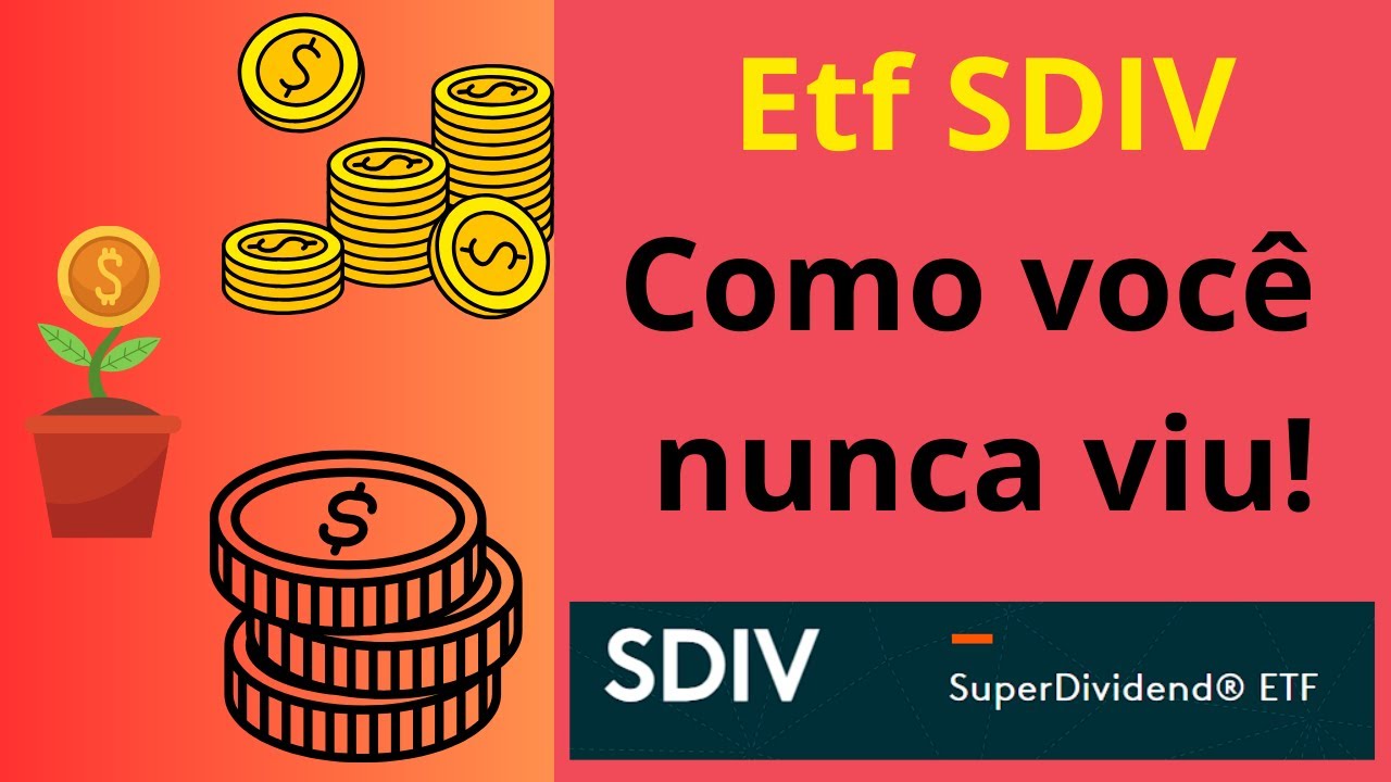 Etf SDIV como voc&ecirc; nunca viu!