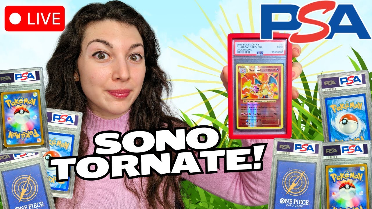 Scopriamo insieme i VOTI delle CARTE GRADATE di PSA 🔥Pokémon e One Piece