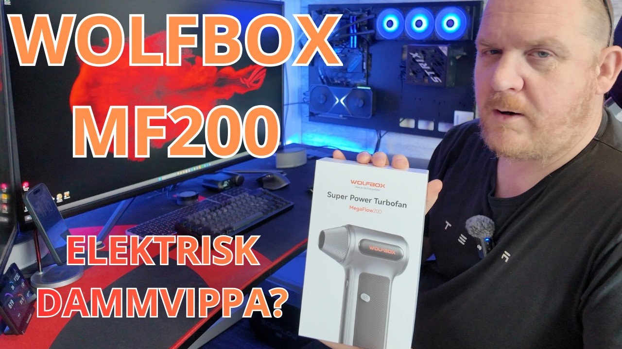 Wolfbox Turbofan MF200, den blåser skiten ur en.