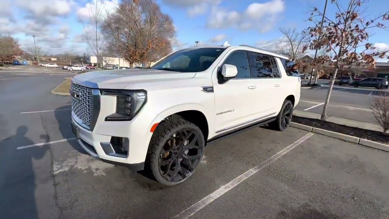 Yukon Denali 26 inch rims 2021-2023 33 inch tires #yukondenali #26inch