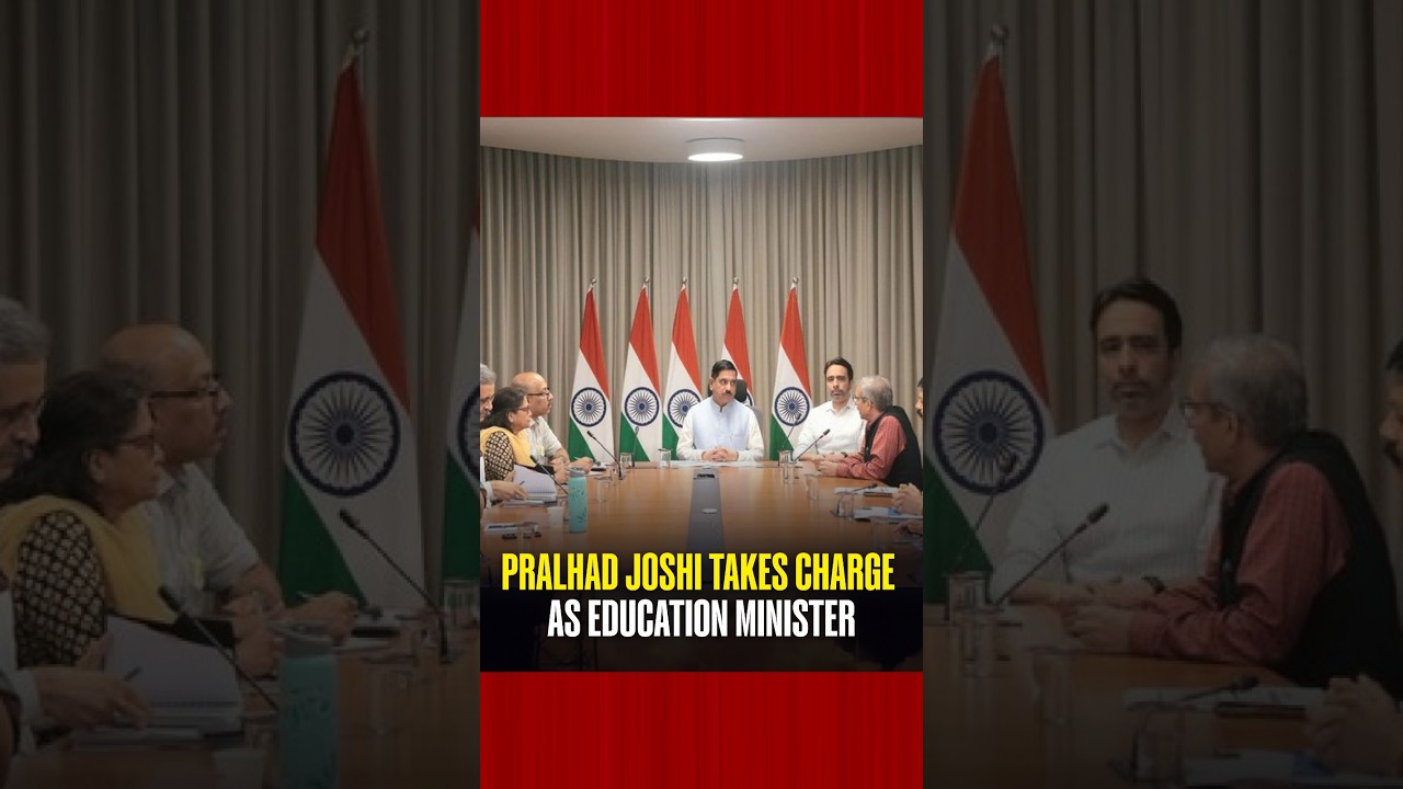 Pralhad Joshi Takes Charge as Union Education Minister