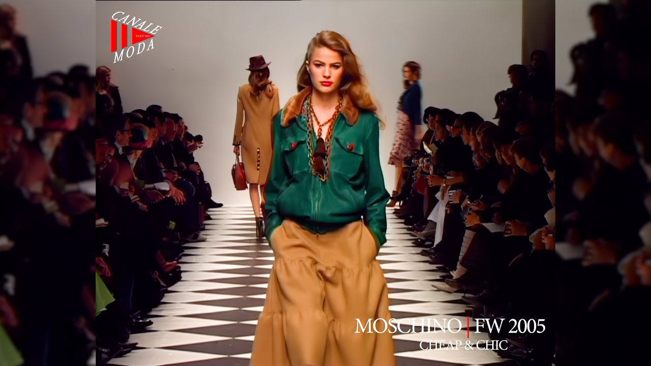 MOSCHINO Cheap & Chic Fall Winter 2005-06 Milan 4K - Canale Moda