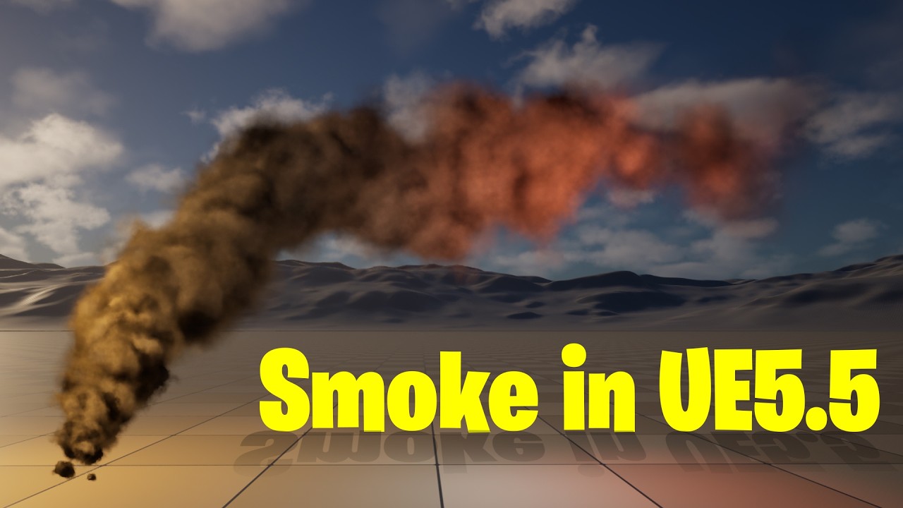 Unreal Engine 5.5 - Creating Realistic Smoke Particles: Quick Niagara Tutorial 🌫️💨