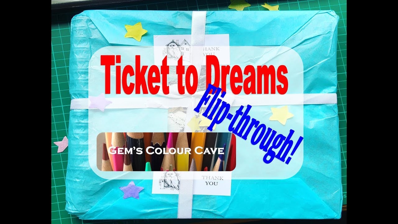 Ticket to Dreams - Karolina Kubikowska Flipthrough & Colour Test