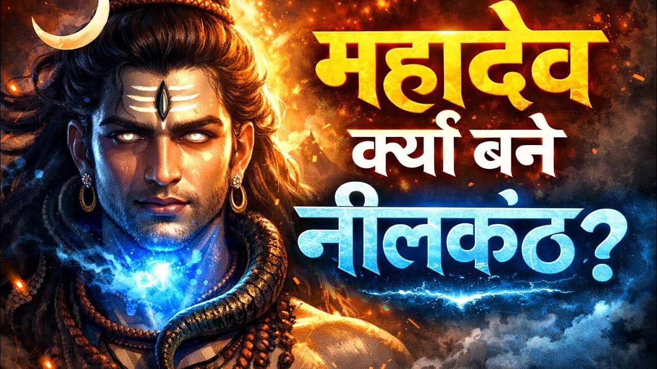 🔱जब शिव बने नीलकंठ 💧 समुद्र मंथन की असली कहानी #mahadev #bholenath #viral #viralvideo 