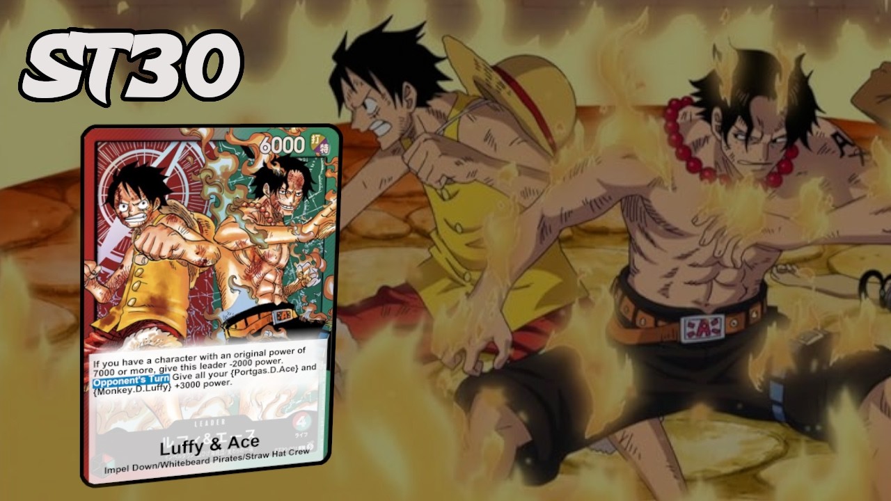 St30 Luffy y Ace | &iquest;El mejor deck para empezar?
