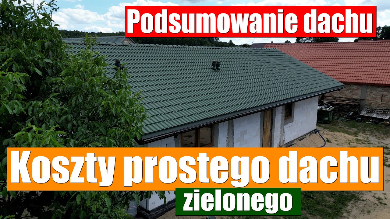 Koszty prostego dwuspadowego dachu | budowa #21