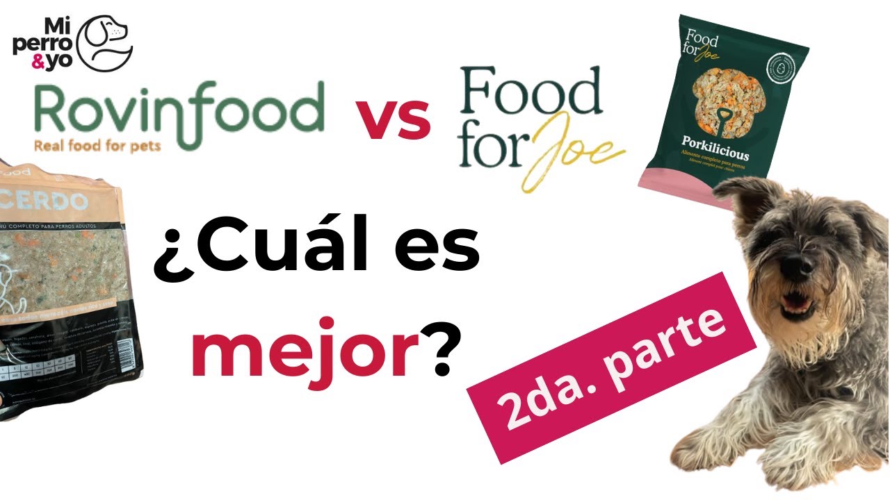 🟢FOOD FOR JOE VS ROVINFOOD, ¿Marketing vs Familia? #comidaparaperros #foodforjoe #rovinfood