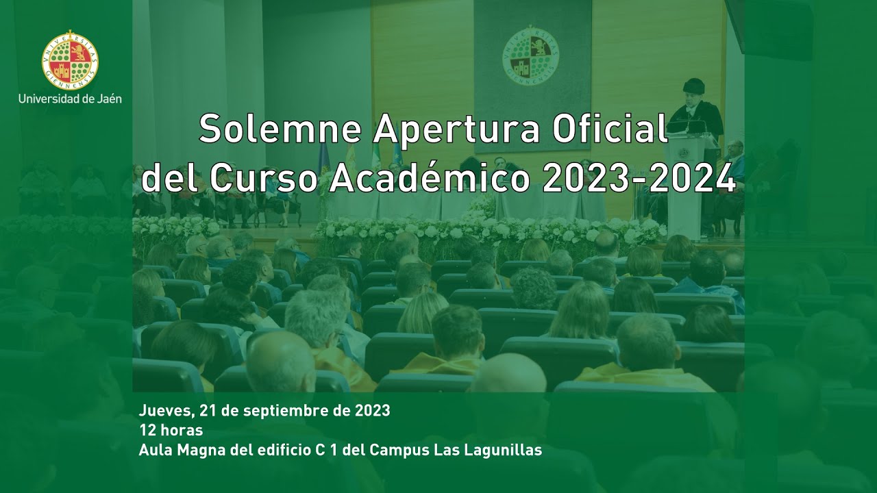 Emisión Solemne Apertura Oficial del curso académico 2023/2024