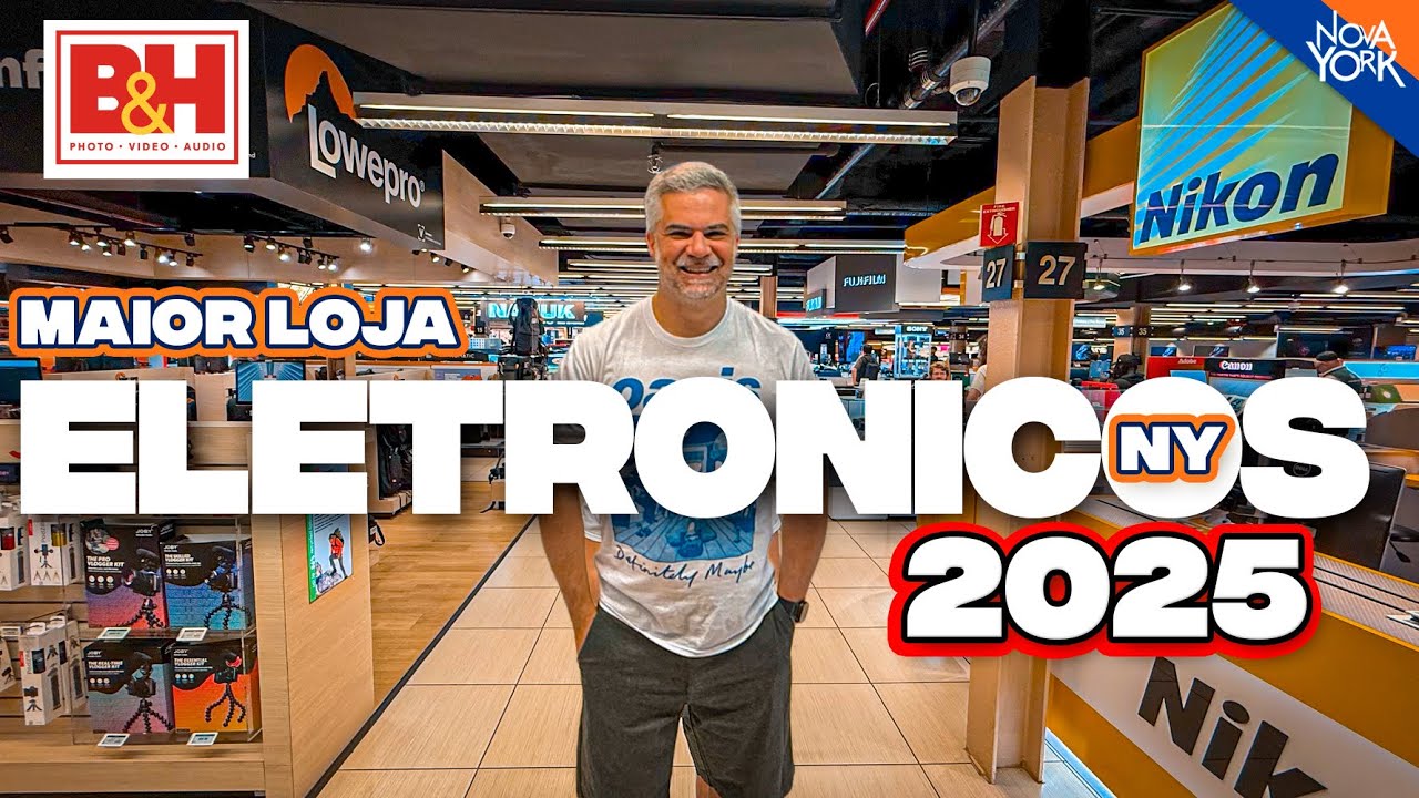Preços na MAIOR LOJA DE ELETRÔNICOS de Nova York em 2025