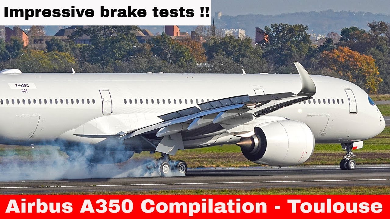 AIRBUS A350 New Compilation : Korean Air, Emirates, Starlux, Delta...Toulouse Factory (2024)