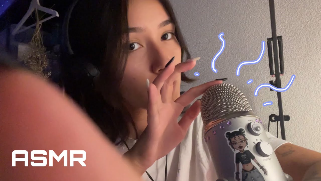 ASMR ☆ MIC TRIGGERS (mic scratching, pumping, nails,..)