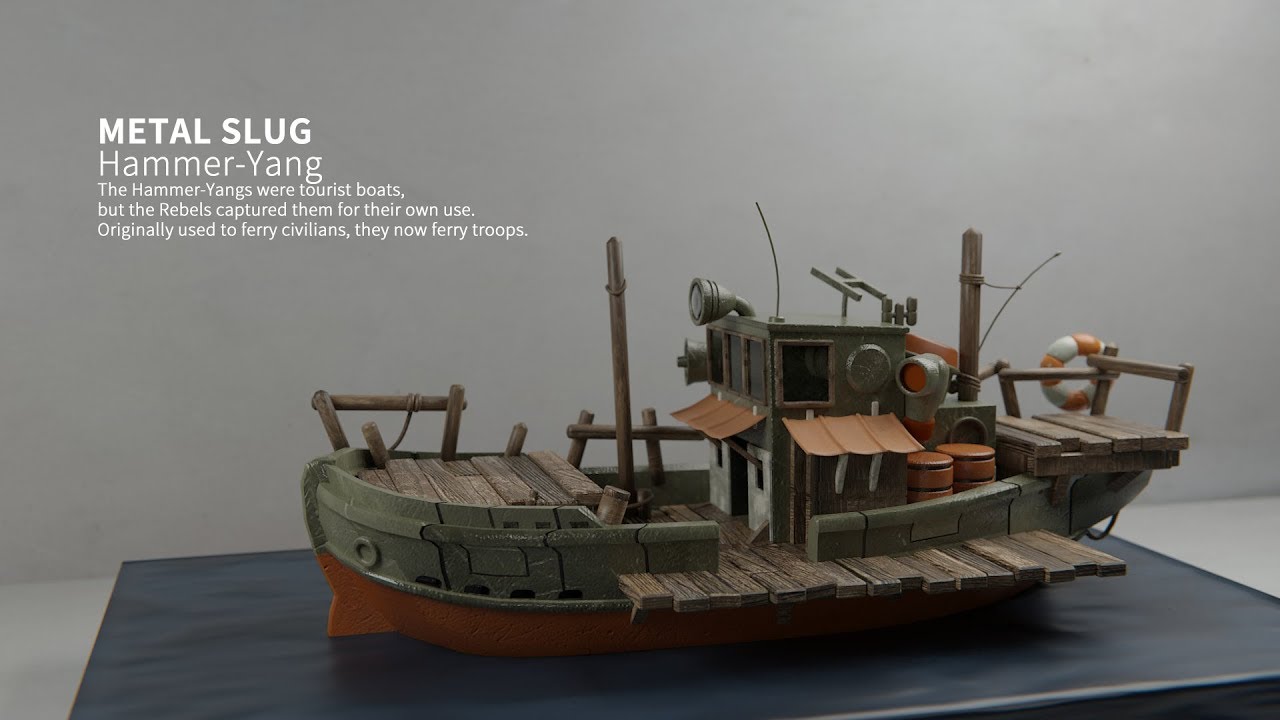Hammer Yang 3D Model from METAL SLUG