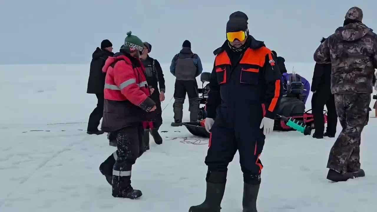 ❗️19.03.2026 год. Спасение человека и снегохода в заливе Мордвинова.